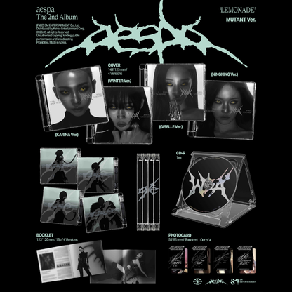 AESPA THE 2ND ALBUM [LEMONADE] - MUTANT Ver.