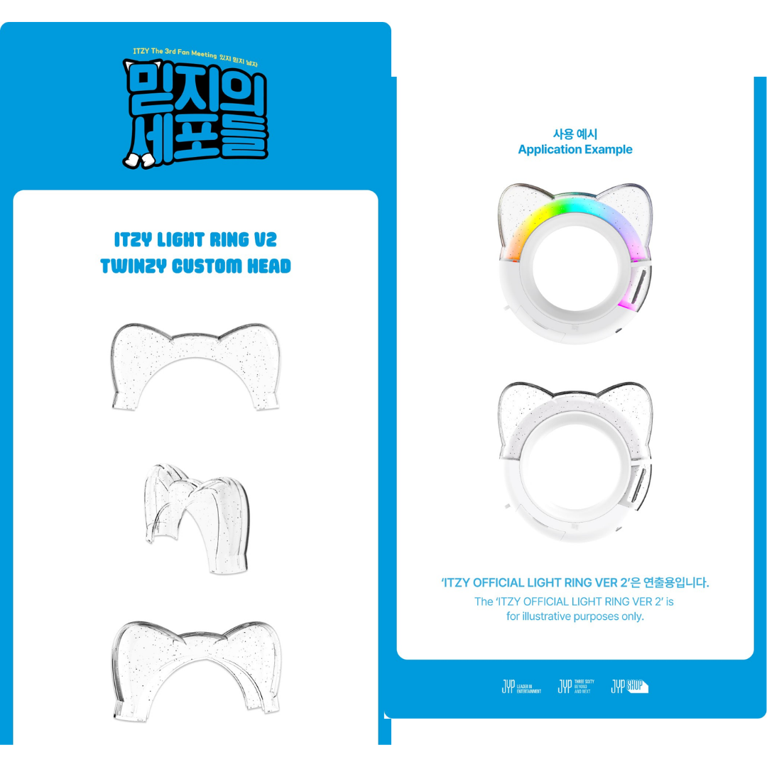 ITZY LIGHT RING V2 TWINZY CUSTOM HEAD