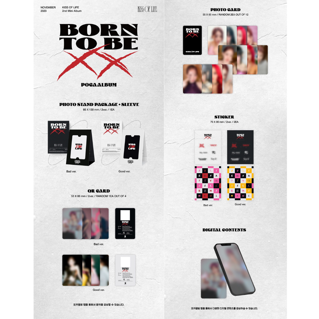KISS OF LIFE - 2nd Mini Album [Born to be XX] (POCA)