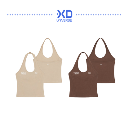[PREORDER] KISS OF LIFE 3rd Single [SWEAT] Official MD - [MLB X KIOF] Sweat Women's Halterneck Sleeveless T-Shirt