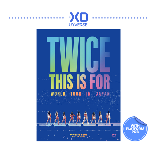 [PREORDER DEADLINE 24/8] TWICE LIVE DVD & Blu-ray『TWICE <THIS IS FOR> WORLD TOUR IN JAPAN』- Limited Edition DVD