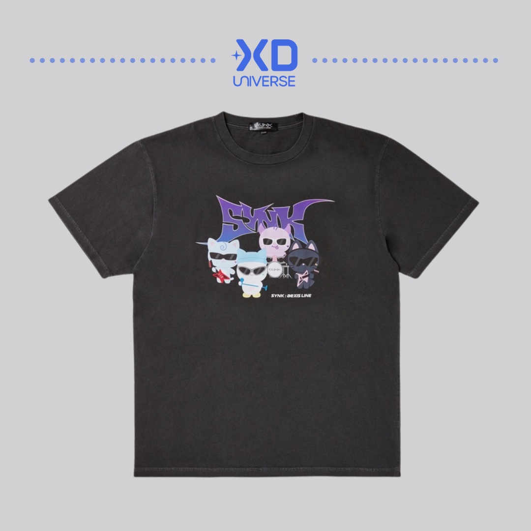[PREORDER DEADLINE 28/4] aespa LIVE TOUR – SYNK : aeXIS LINE – in JAPAN [SPECIAL EDITION DOME TOUR] Official Merchandise - T-Shirt (Character ver.)