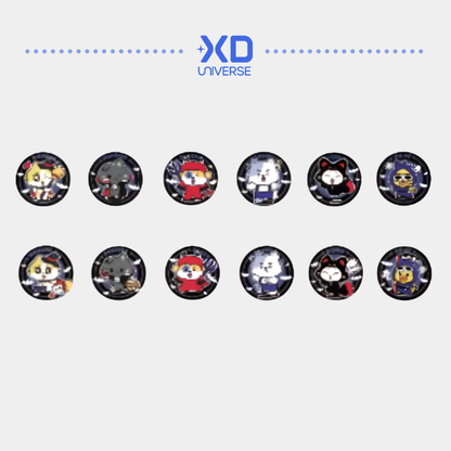 [PREORDER] ENHYPEN Official Character <SPOOKY ENCHIN> Official Merch - Glow Sticker Roll (Costume/Midnight)