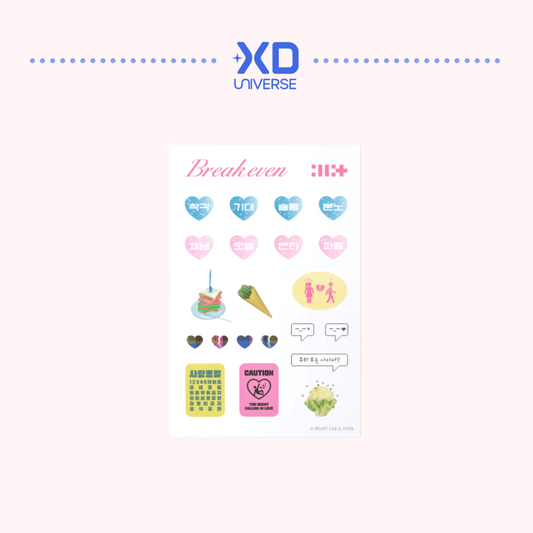 [PREORDER] ILLIT 5th Mini Album ‘BREAK EVEN’ Official Merch - Message Sticker Set