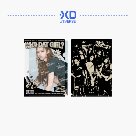 [PREORDER DEADLINE 26/9] izna CONCERT TOUR [WHO DAT GIRL?] OFFICIAL MD - POSTER & L-HOLDER SET
