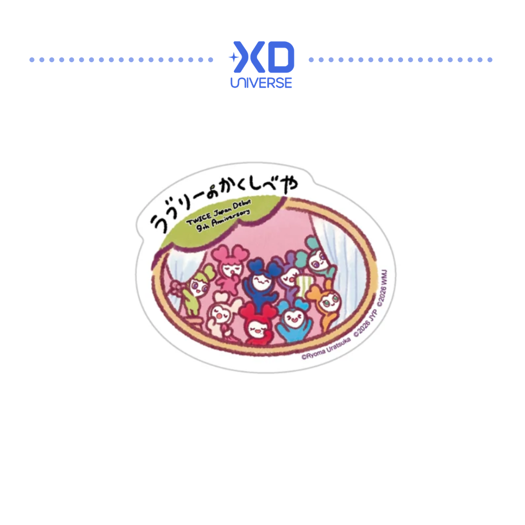 [PREORDER DEADLINE 17/7] TWICE JAPAN DEBUT 9th Anniversary POPUP STORE OFFICIAL GOODS - ACRYLIC MAGNET