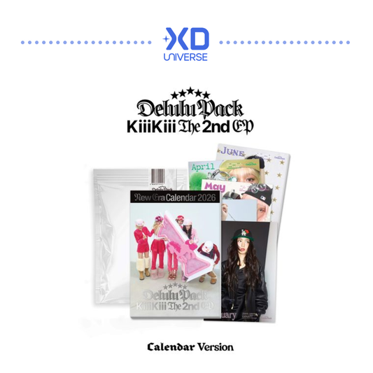 KiiiKiii The 2nd EP [Delulu Pack] - Calendar. Ver.