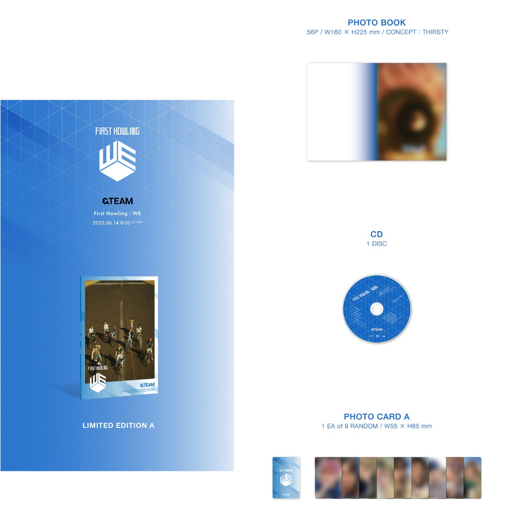 &TEAM 2nd Mini Album [ FIRST HOWLING : WE ] LIMITED A VER.