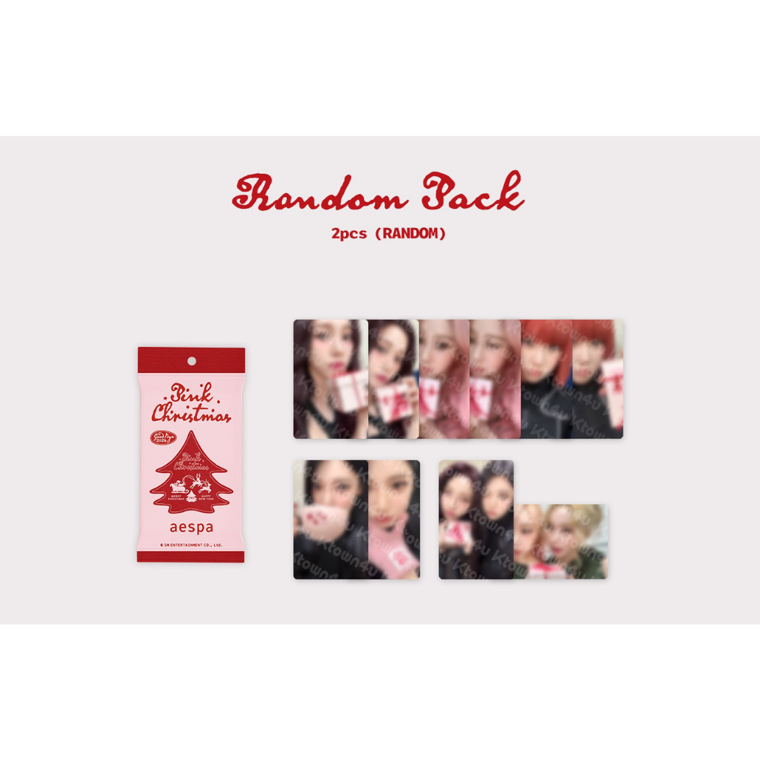 AESPA - [2024 PINK CHRISTMAS] PINK CHRISTMAS TRADING CARD