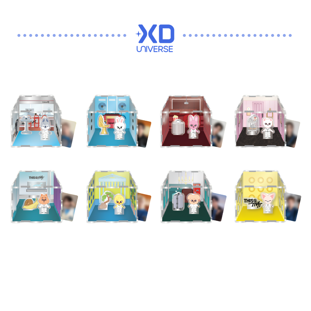 [PREORDER DEADLINE 18/8] Stray Kids "THIS & THAT" Pop-Up Store Official Merch - SKZOO Acrylic Container Box