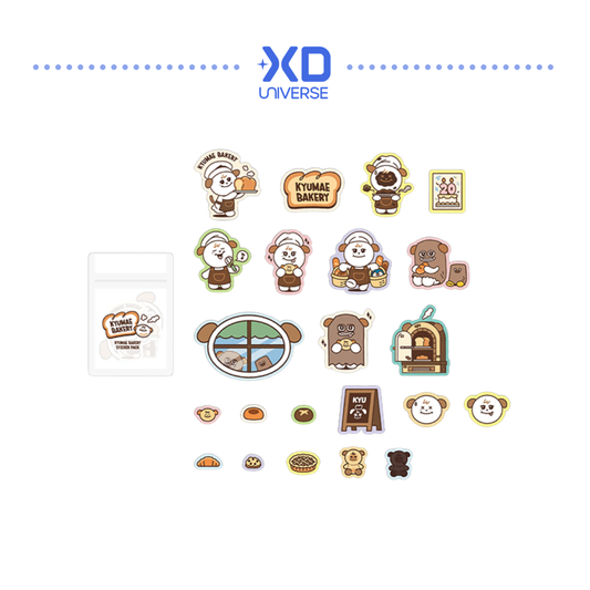 [PREORDER DEADLINE 22/7] KYUHYUN KYUMAE BAKERY POP-UP STORE in SEOUL Official Merch - KYUMAE Bakery Sticker Pack