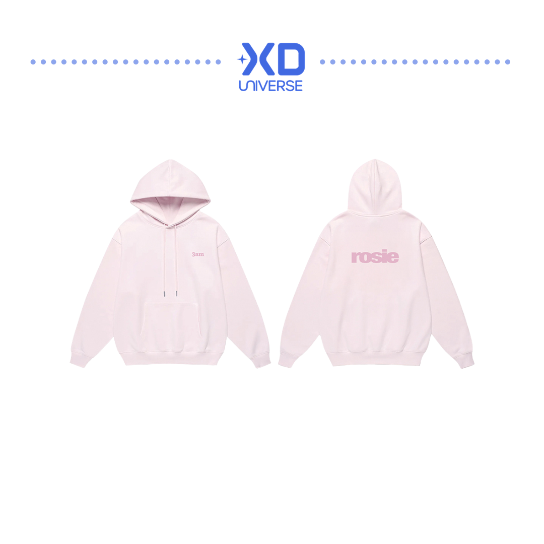 [PREORDER DEADLINE 4/12] ROSÉ Encore Pop-up in TOKYO ’one year of rosie‘ Merch - rosie 3am Hoodie
