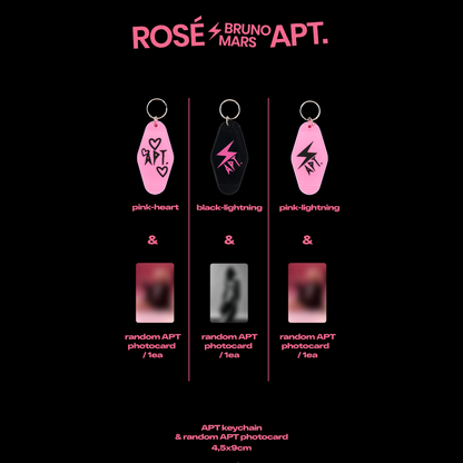 [PREORDER] ROSÉ ‘rosie’ OFFICIAL MERCH - APT. KEYCHAIN