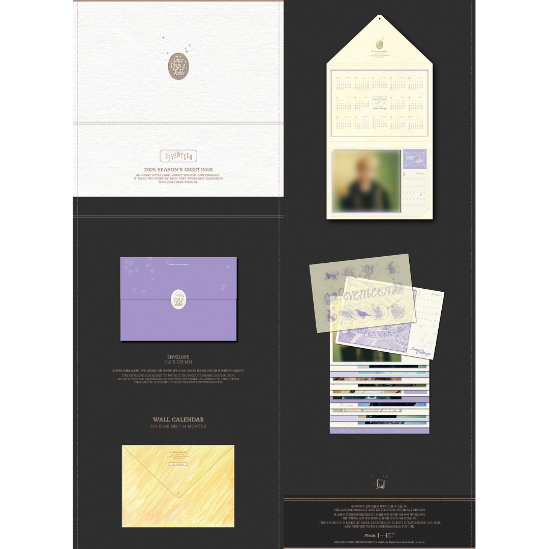 [PREORDER] SEVENTEEN 2026 SEASON'S GREETINGS [Once Upon a Fable]