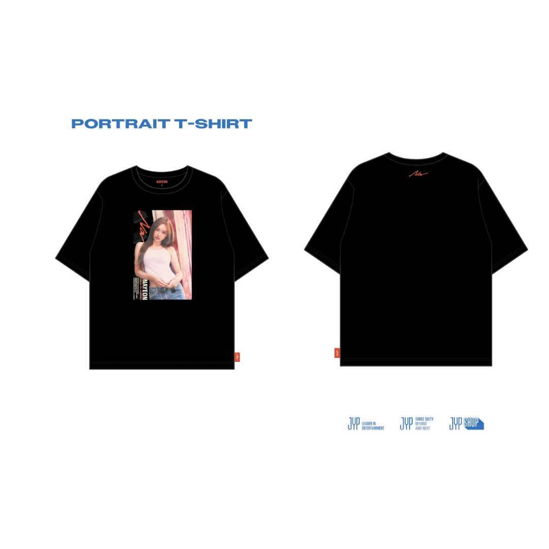 NAYEON PORTRAIT T-SHIRT - NA (BLACK SIZE L)