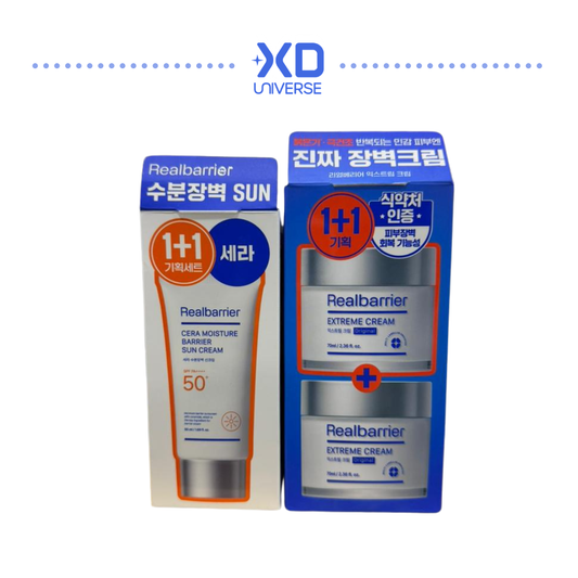 SEVENTEEN JOSHUA X REALBARRIER SUNCREAM AND EXTREME CREAM SET