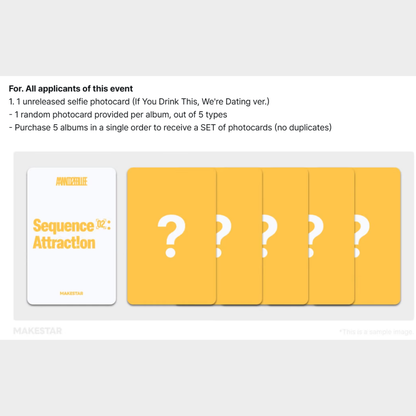 [PREORDER DEADLINE 24/10] AND2BLE Mini 2nd Album ‘Sequence 02: Attraction - POCAALBUM ver.