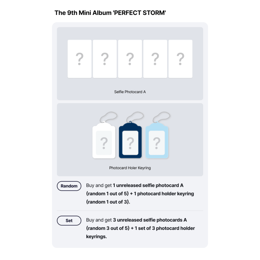 [PREORDER DEADLINE 13/11] TXT TOMORROW X TOGETHER 9th Mini Album 'PERFECT STORM' - Standard Ver.