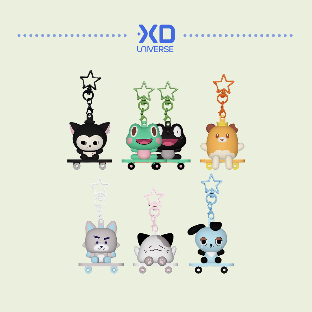 [PREORDER DEADLINE 16/10] KickFlip KICK OFF THE WALL : KICKDOONGS BREAK OUT POP-UP STORE OFFICIAL MD - KICKDOONGS FIGURE KEYRING