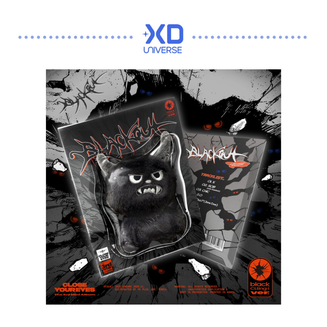 CLOSE YOUR EYES - 3rd Mini Album 'blackout' (black CLting-i ver.)