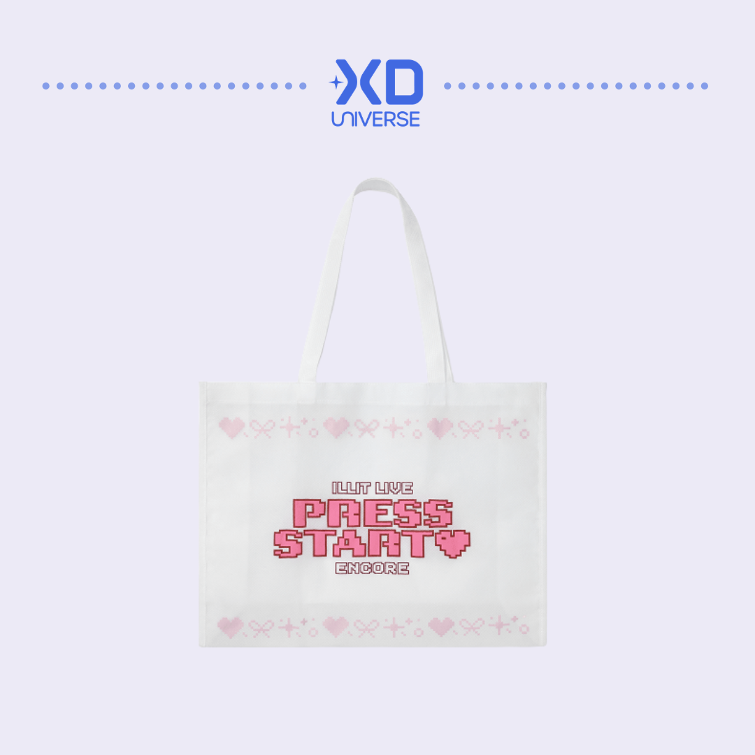 [PREORDER] ILLIT LIVE 'PRESS START♥ ENCORE' Official Merch - Shopper Bag