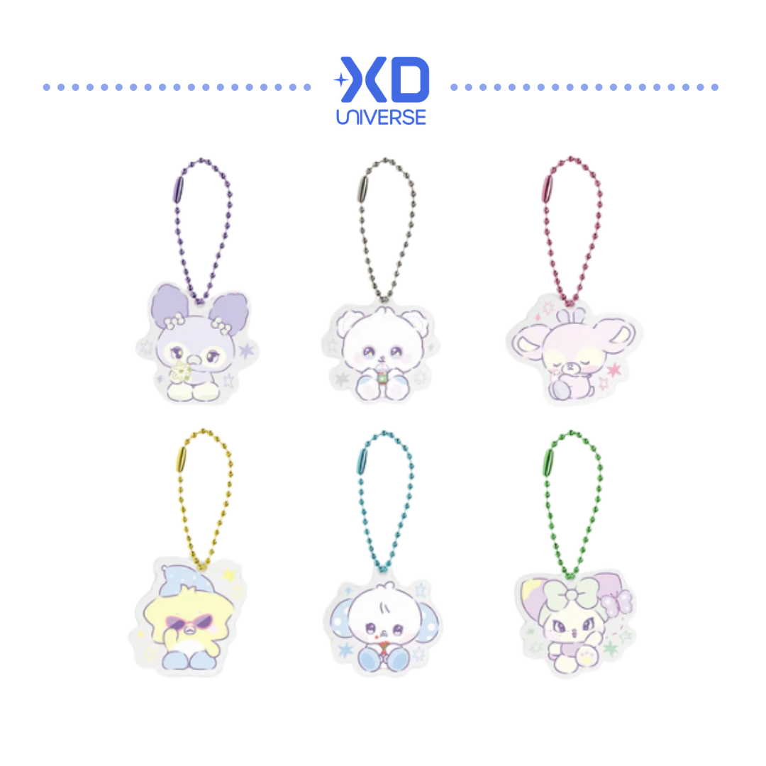 [PREORDER DEADLINE 7/8] NMIXX 1ST WORLD TOUR <EPISODE 1: ZERO FRONTIER> IN JAPAN OFFICIAL MERCHANDISE - MIXXFFY RANDOM ACRYLIC KEY HOLDER