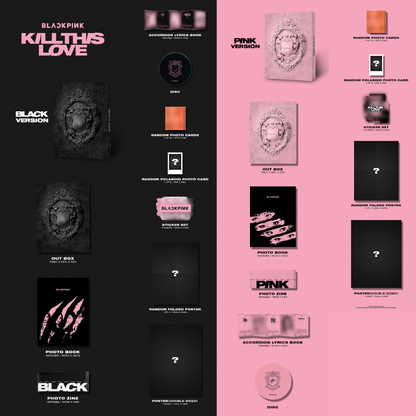 BLACKPINK 2nd Mini Album KILL THIS LOVE - Pink Version