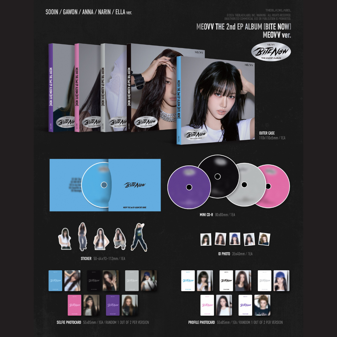 [PREORDER] MEOVV THE 2nd EP ALBUM [BITE NOW] - MEOVV ver.