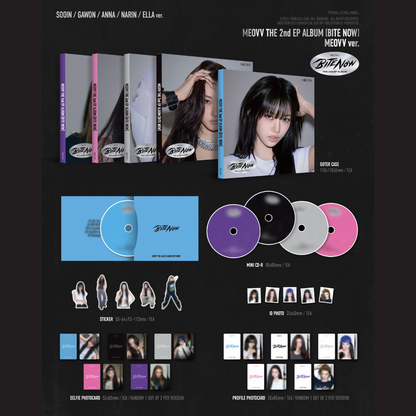[PREORDER] MEOVV THE 2nd EP ALBUM [BITE NOW] - MEOVV ver.