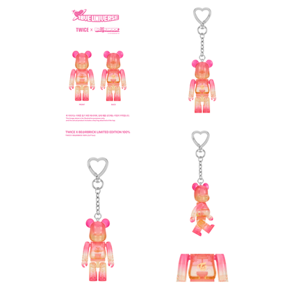 TWICE X BE@RBRICK LIMITED EDITION 100%