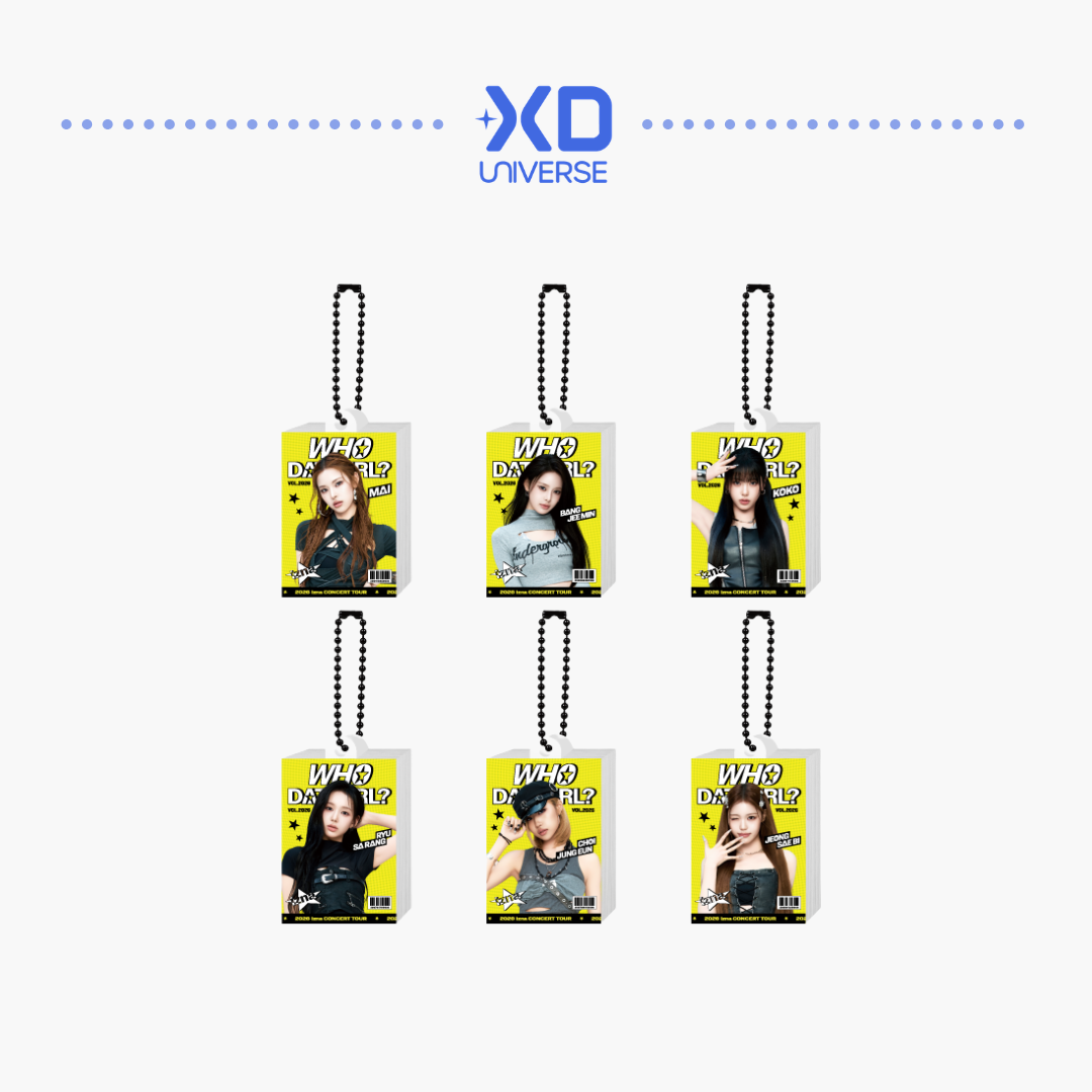 [PREORDER DEADLINE 26/9] izna CONCERT TOUR [WHO DAT GIRL?] OFFICIAL MD - RANDOM MINIATURE KEYRING