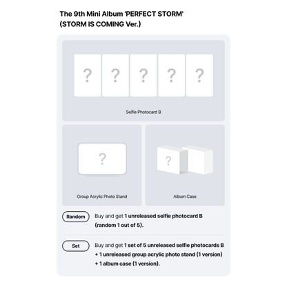 [PREORDER DEADLINE 13/11] TXT TOMORROW X TOGETHER 9th Mini Album 'PERFECT STORM' - STORM IS COMING Ver.