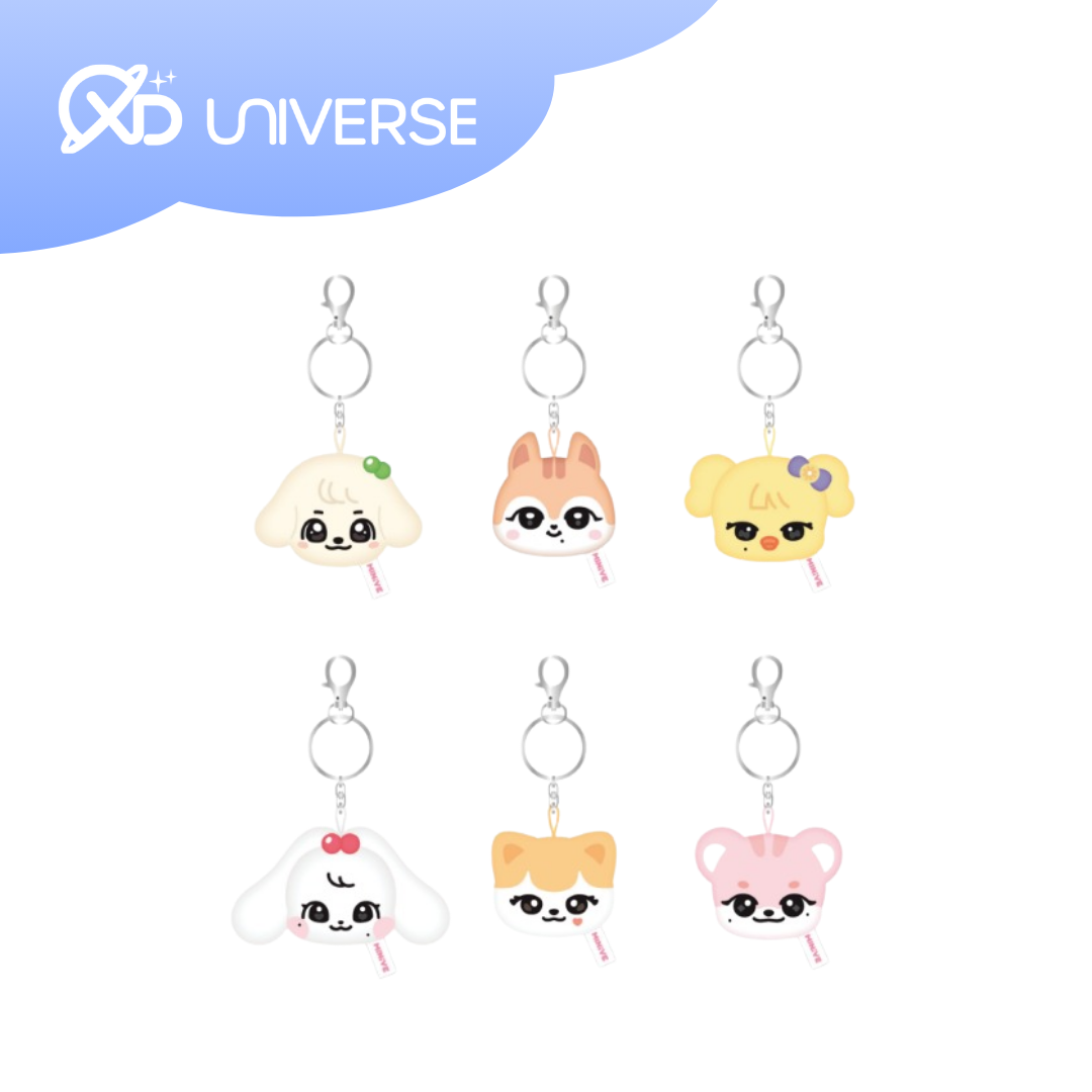 IVE MINIVE FACE PLUSH KEYRING