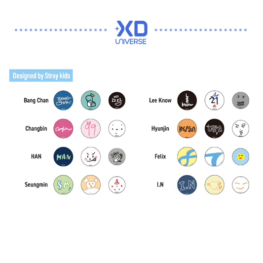 [PREORDER DEADLINE 22/10] Stray Kids World Tour <RUN IT JAPAN> Official Goods - Badge Set
