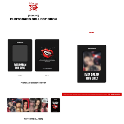 BABYMONSTER [WE GO UP] 'PSYCHO' OFFICIAL MD - PHOTOCARD COLLECT BOOK