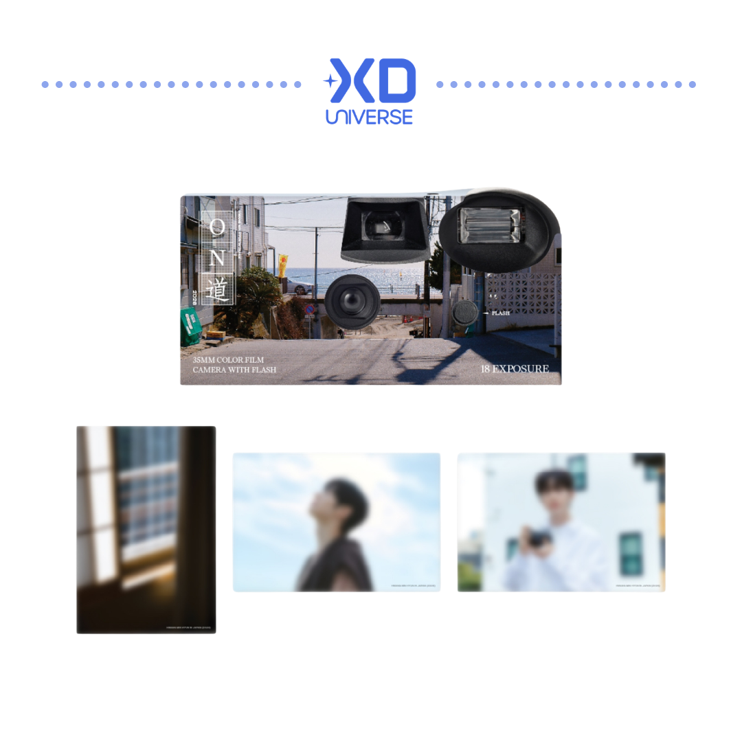 [PREORDER] HWANG MIN HYUN PHOTO EXHIBITION <ON 道> MERCH - DISPOSABLE FILM CAMERA SET