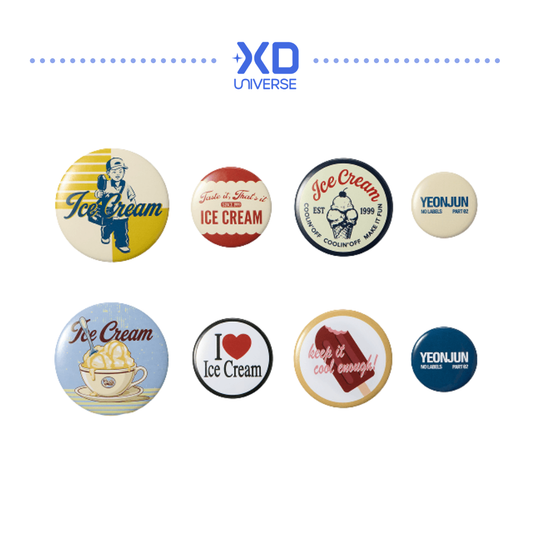 [PREORDER DEADLINE 18/7] YEONJUN ‘NO LABELS: PART 02’ Official Merch - Pin Badge Set