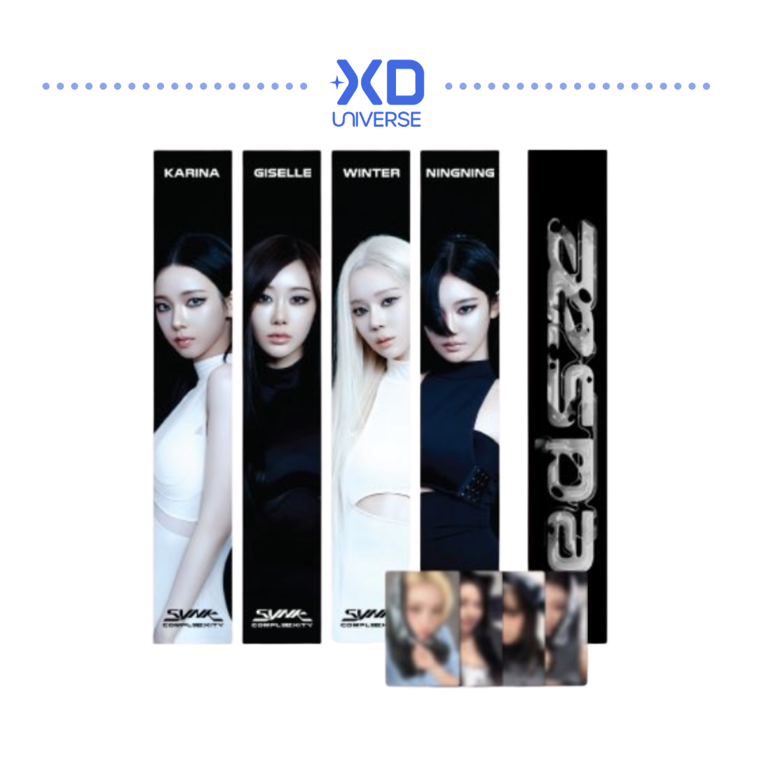 [PREORDER DEADLINE 11/8] aespa LIVE TOUR -SYNK : COMPLaeXITY OFFICIAL MERCHANDISE - Slogan Set