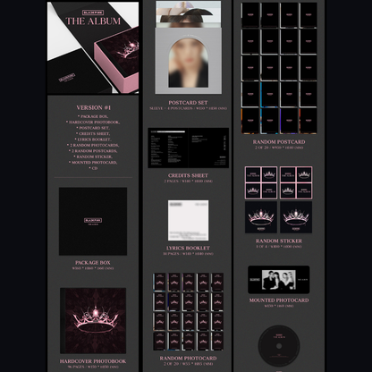 BLACKPINK 1st Full Album [ The Album ] - 01 version