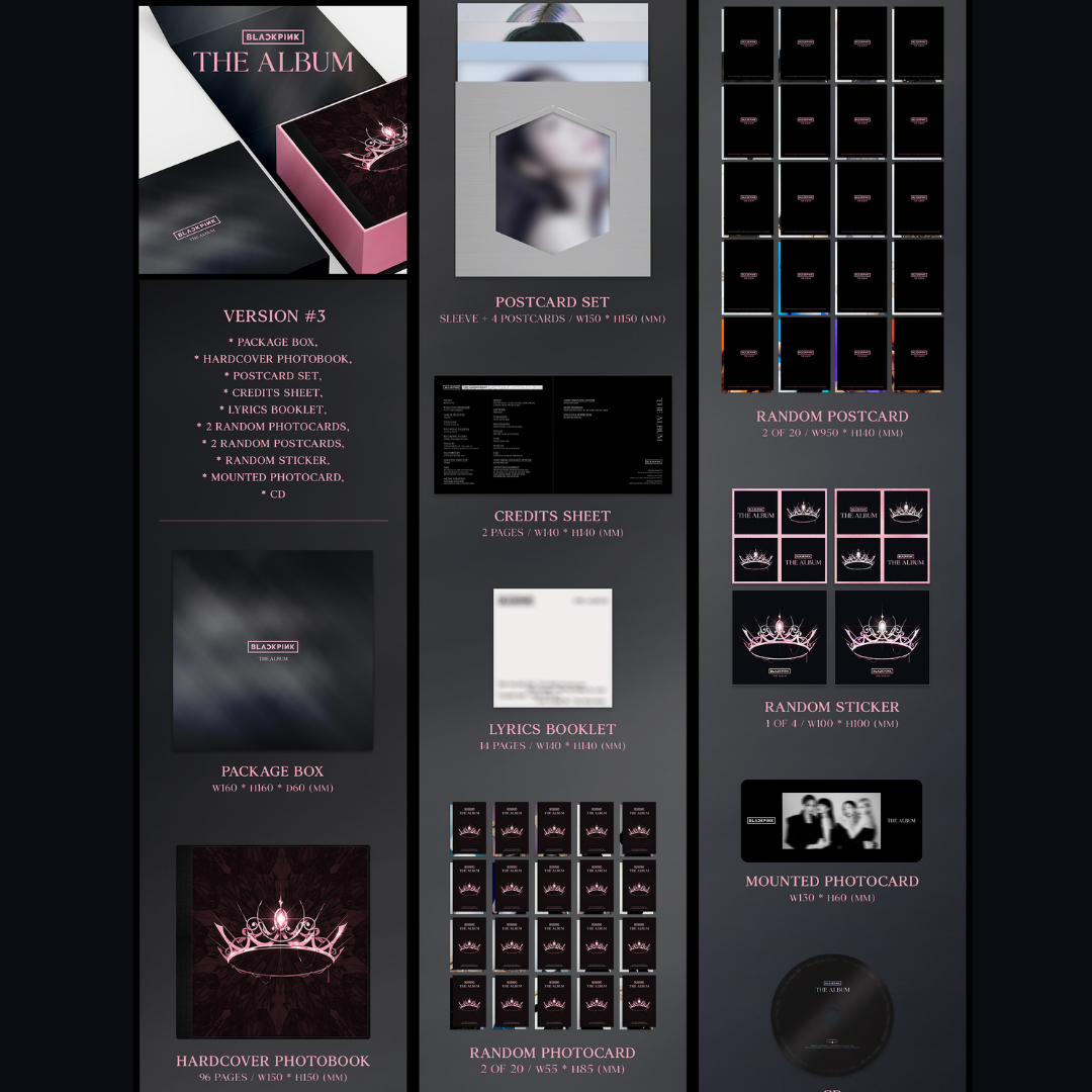 BLACKPINK 1st Full Album [ The Album ] - 03 version