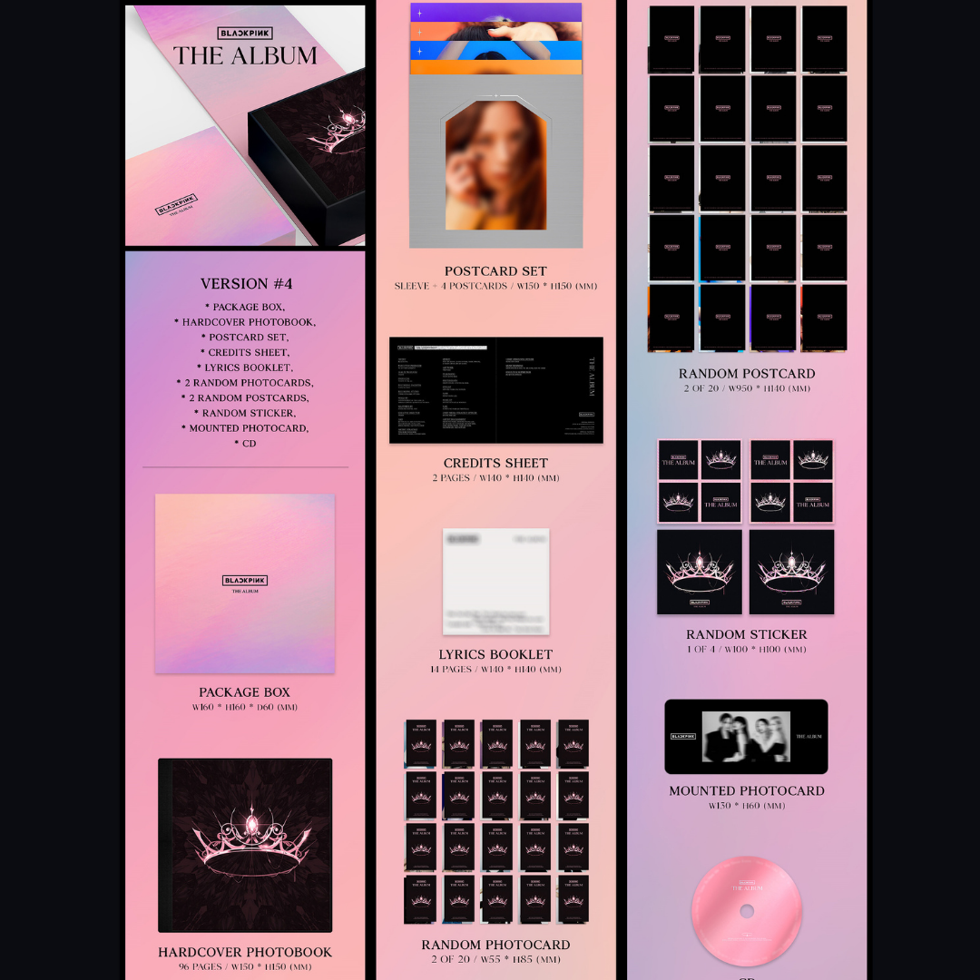 BLACKPINK 1st Full Album [ The Album ] - 04 version