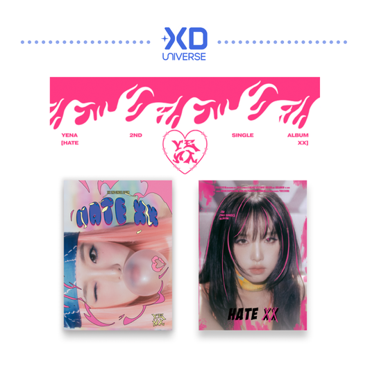 YENA - 2nd Single Album [HATE XX] (Random Ver.)