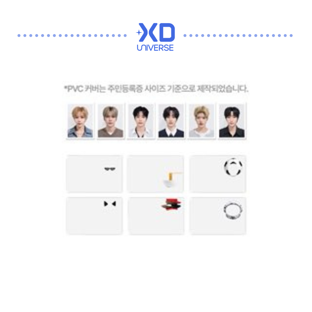 [PREORDER DEADLINE 3/7] RIIZE POP-UP [ARCHIIVE²] OFFICIAL MERCHANDISE - RANDOM ID PHOTO + PVC COVER SET