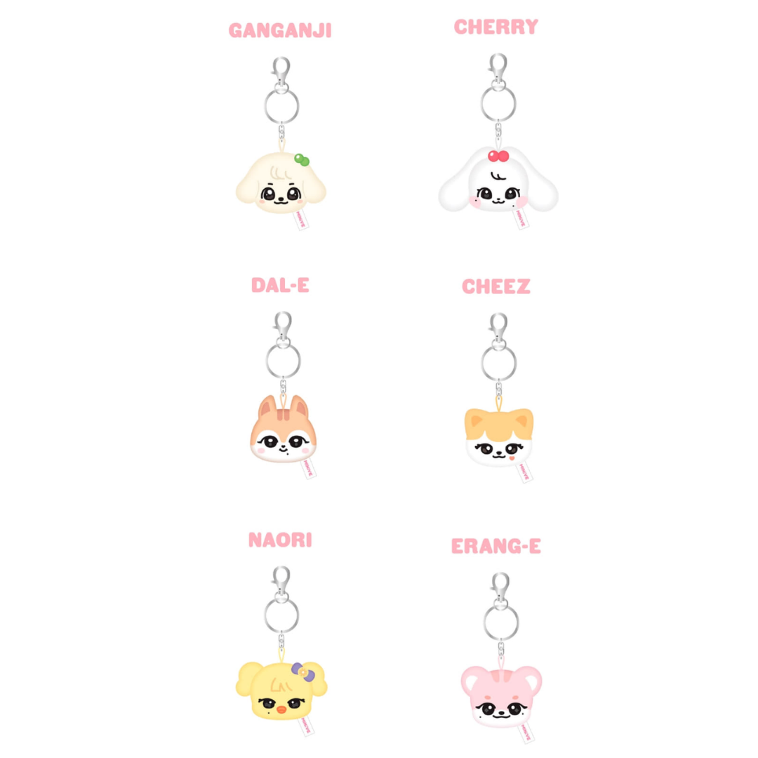 IVE MINIVE FACE PLUSH KEYRING