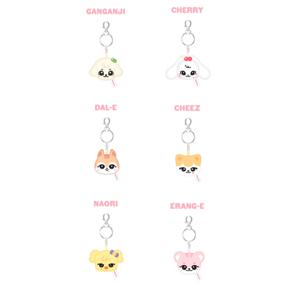 IVE MINIVE FACE PLUSH KEYRING