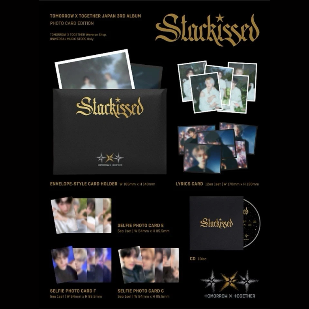 TOMORROW X TOGETHER (TXT) - JAPAN 3rd Album [Starkissed] LIMITED PHOTOCARD EDITION