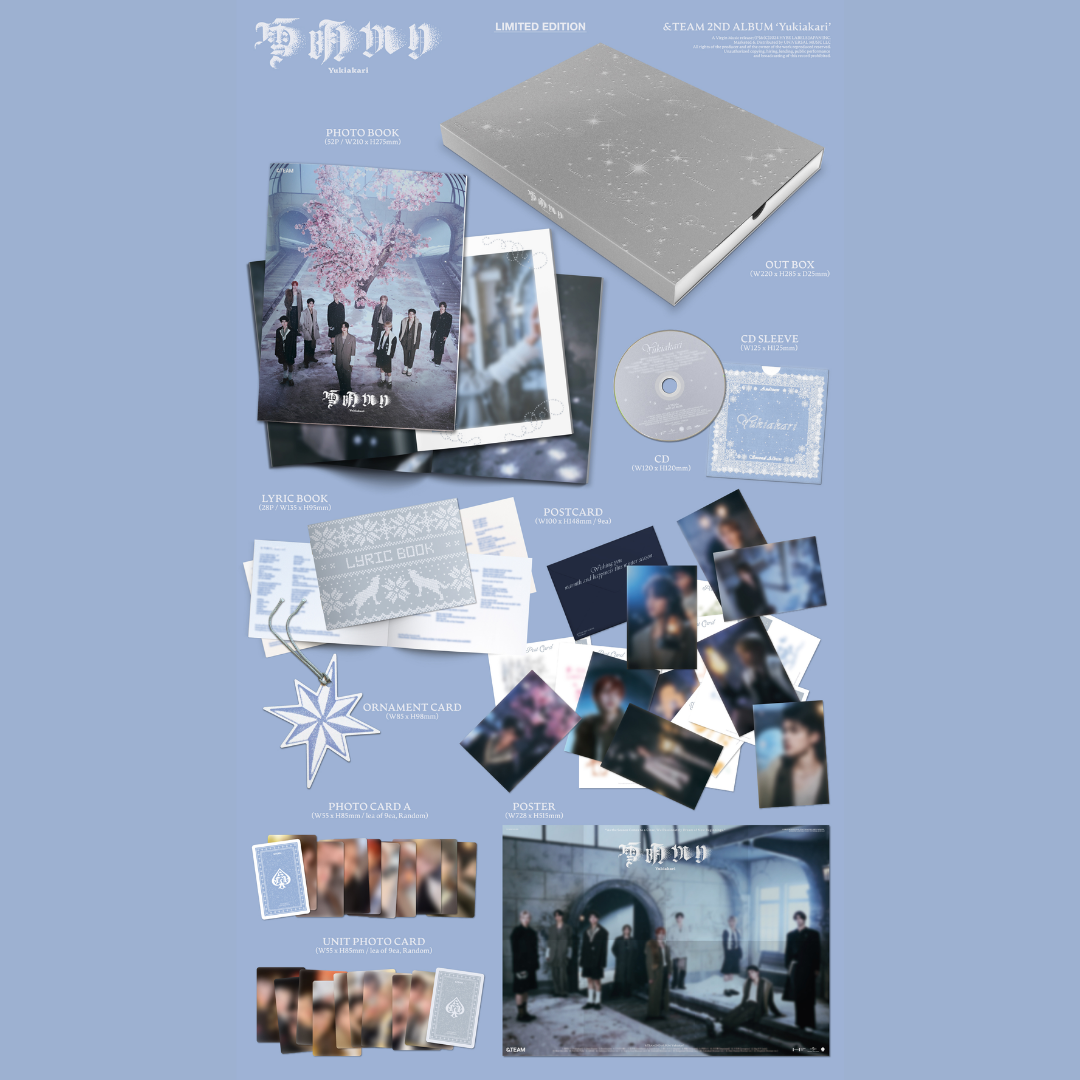 &TEAM - 2nd ALBUM 'Yukiakari' LIMITED EDITION