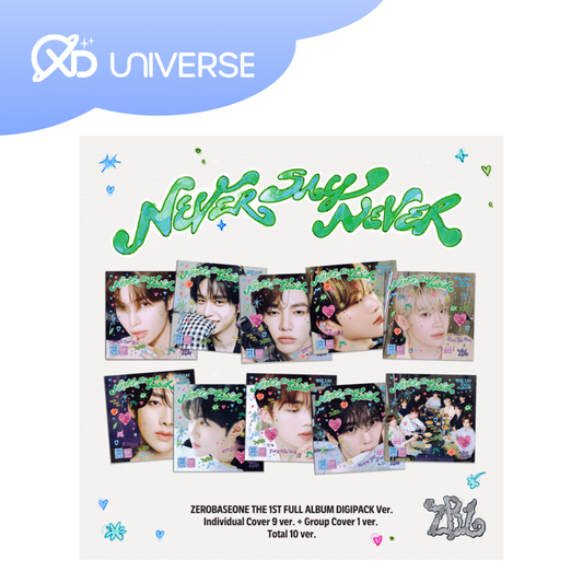 ZEROBASEONE ZB1 -THE 1ST FULL ALBUM NEVER SAY NEVER [DIGIPACK VER]