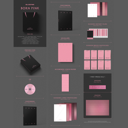 BLACKPINK 2nd Album BORN PINK Box Set Version - Pink version