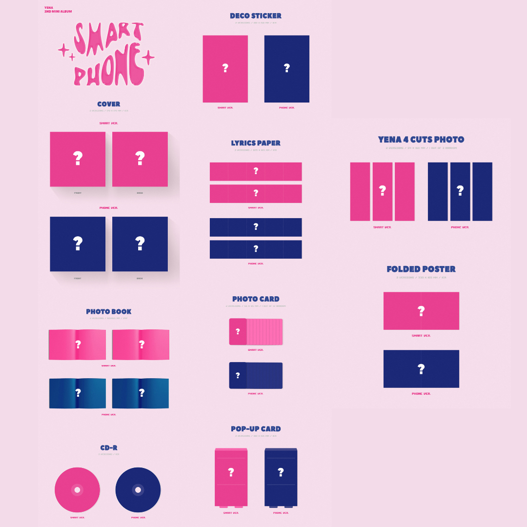 YENA - Mini Album Vol.2 [SMARTPHONE] (Random Ver.)
